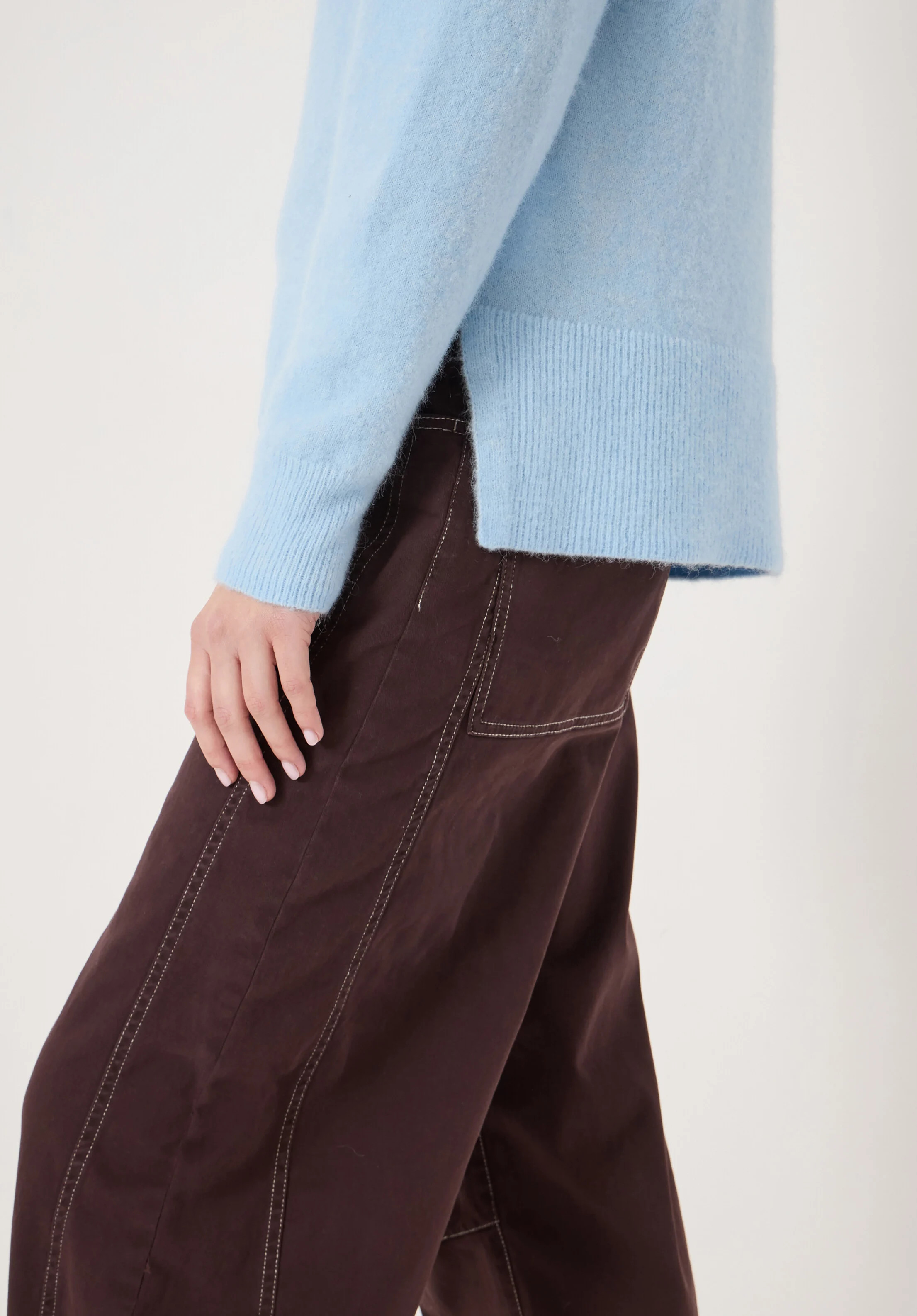 Wool Blend Crew Neck Jumper | Hush UK