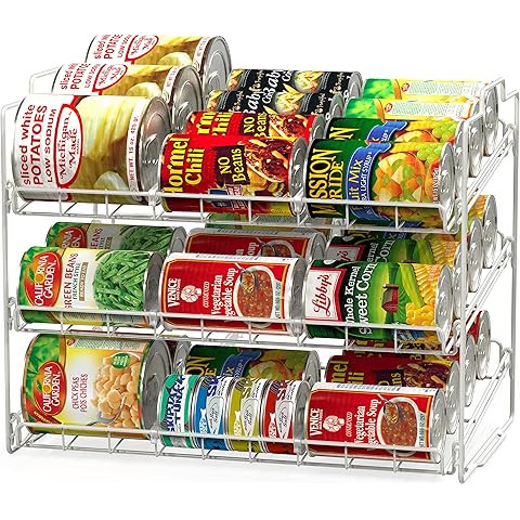 Utopia Kitchen Can Organizer for Pantry, Storage Rack Organizer, Stackable Can Organizer, Can Pan... | Amazon (US)