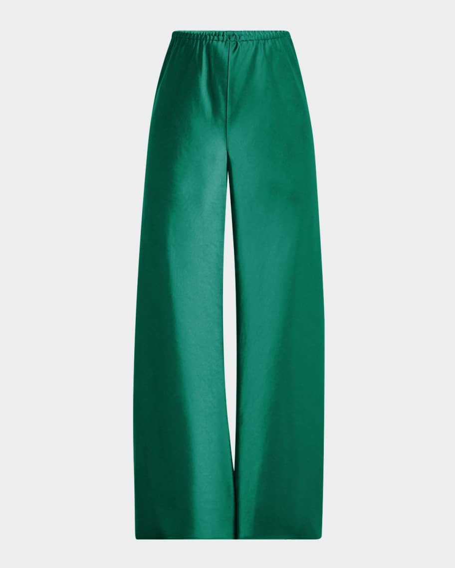 La Ligne Colby Satin Pants | Neiman Marcus