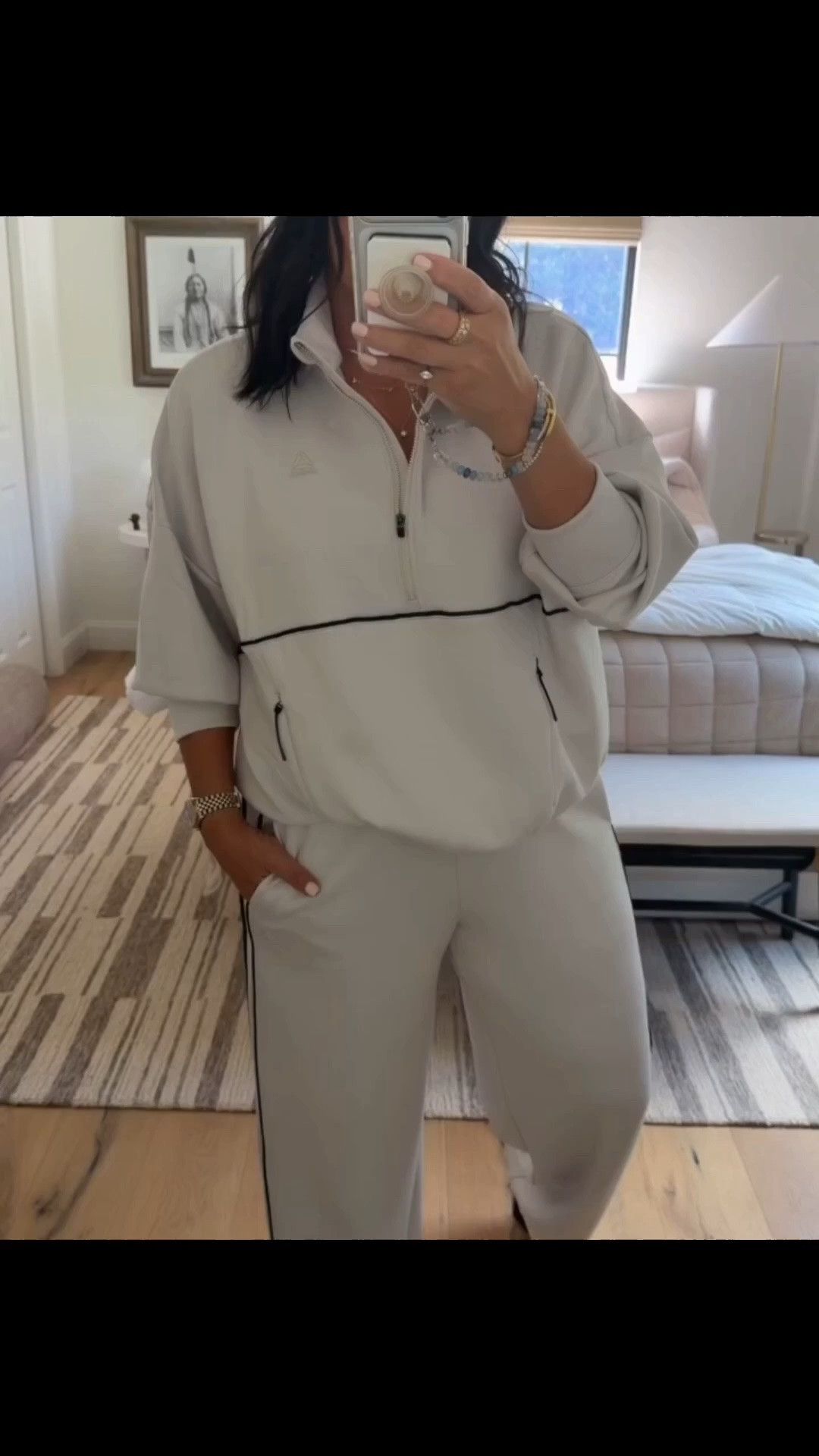 The material is 10/10 and I’m here for it! I want it in all the colors because it’s that’s good! It’s also affordable and a purchase you will NOT regret. 

Wearing a size large on both.

#LTKootd #LTKgrwm #LTKMidsize