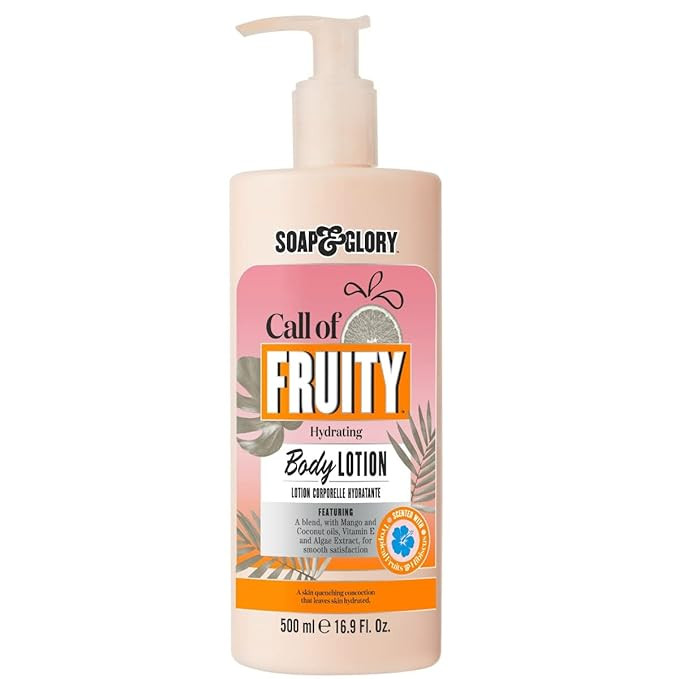 Soap & Glory Call of Fruity Body Lotion - Moisturizing Body Lotion with Vitamin E, Coconut Oil & ... | Amazon (US)