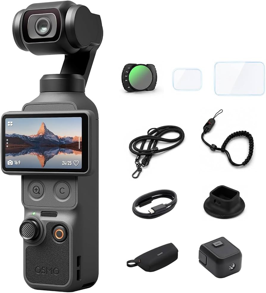 DJI Osmo Pocket 4 Traveler Set, Gimbal Vlog Camera | Amazon (US)