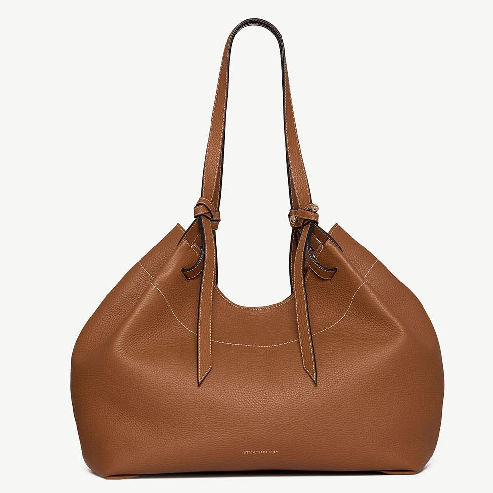 Strathberry - Barra Tote - Tan / Brown | Strathberry