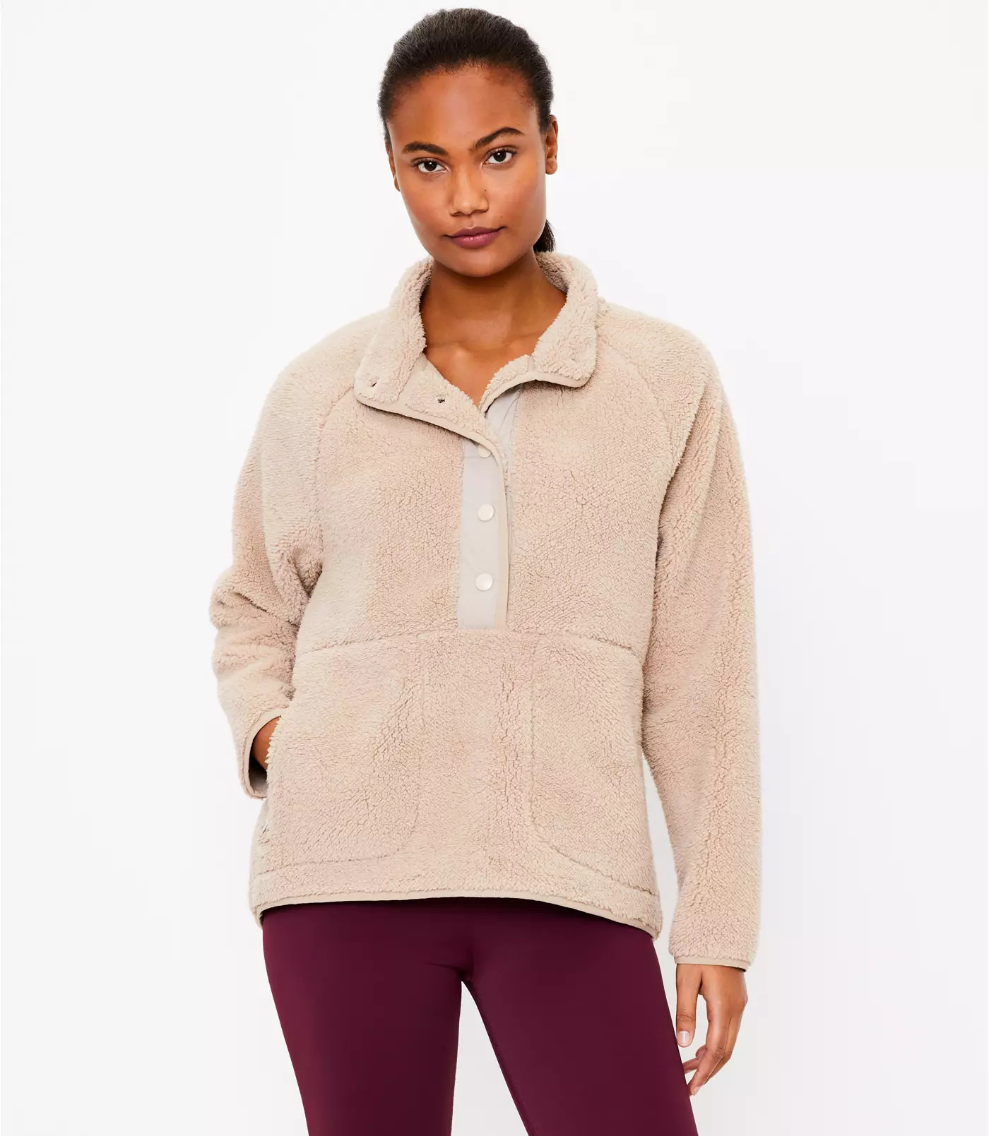 Lou & Grey Cozy Up Sherpa Jacket | LOFT