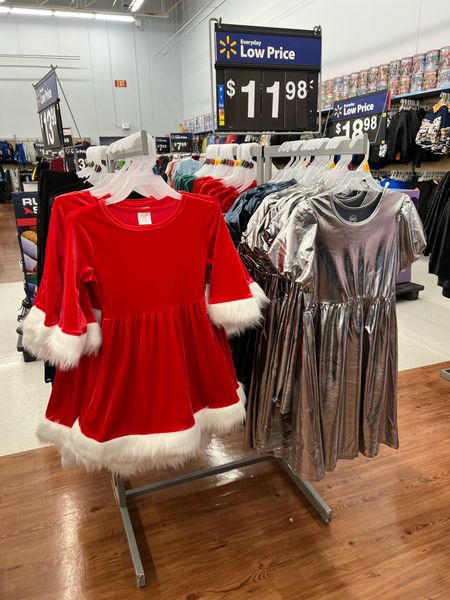 New Christmas holiday new years dresses at Walmart for girls, these are adorable!  

#LTKHoliday #LTKfindsunder50
