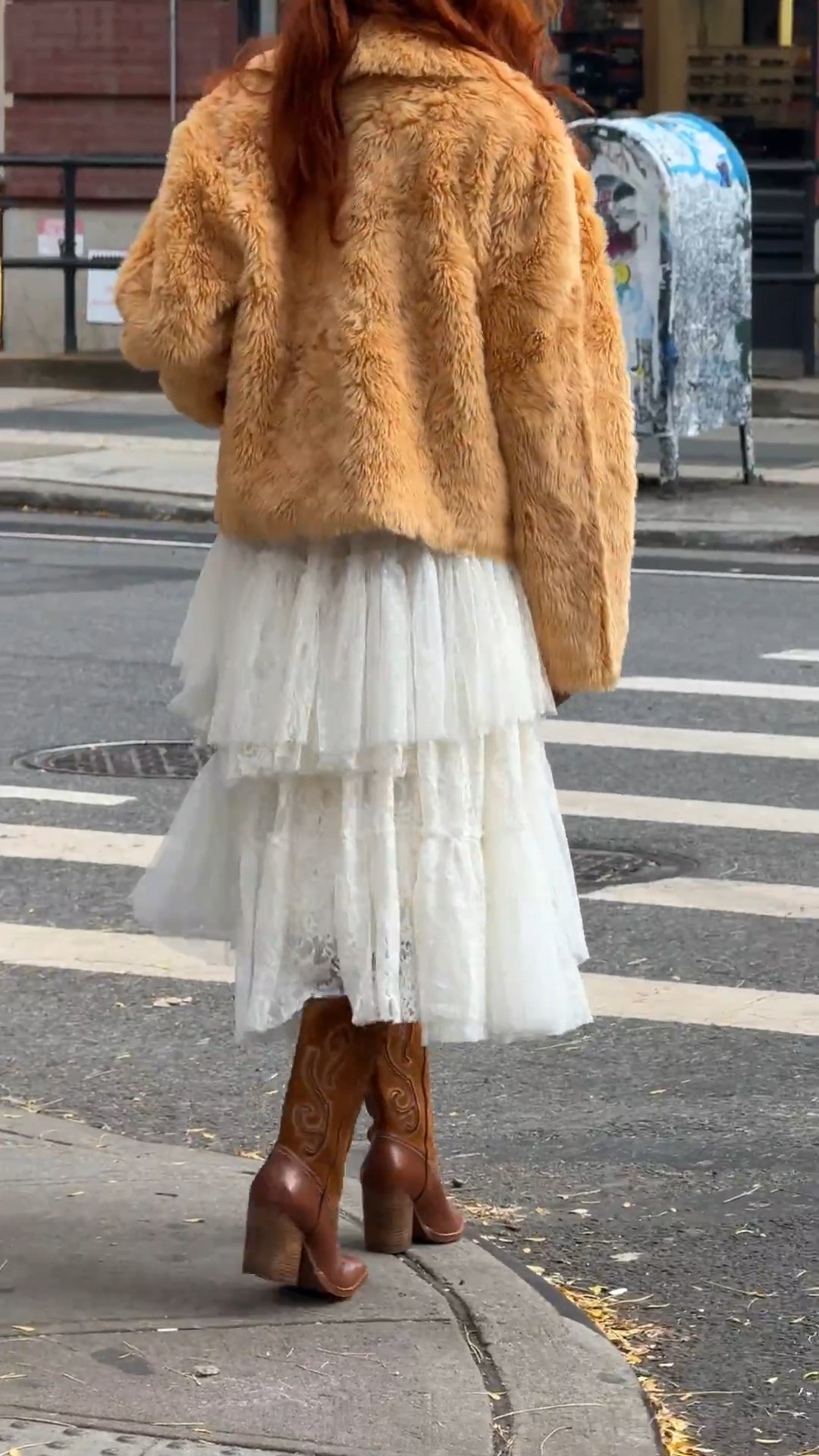 such a fun textured holiday look captured in soho & a winter spin on cowboy boot styling👢👗✨


soho ootd, outfit of the day, winter style, free people cowboy boot, ruffle maxi skirt, fur jacket, texture holiday everyday style boho winter holiday Black Friday free people sale 

#LTKHoliday #LTKootd #LTKCyberWeek
