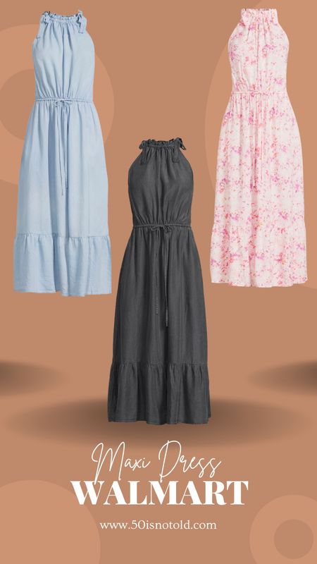 Walmart find! This maxi dress comes in 4 colors and is on sale for $11.41 🤩 

Wedding guest | date night | resort wear 

#LTKwedding #LTKFind #LTKstyletip