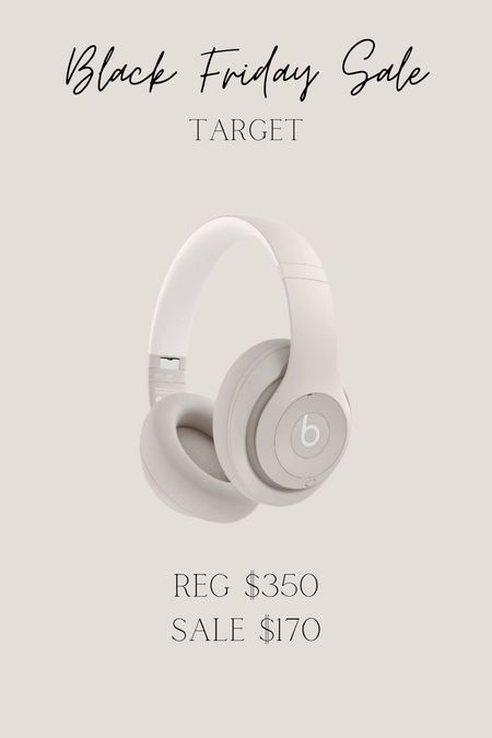 Target Black Friday sale. Beat headphones are a great gift especially at this price! 51% off 

#LTKCyberWeek #LTKGiftGuide #LTKHoliday