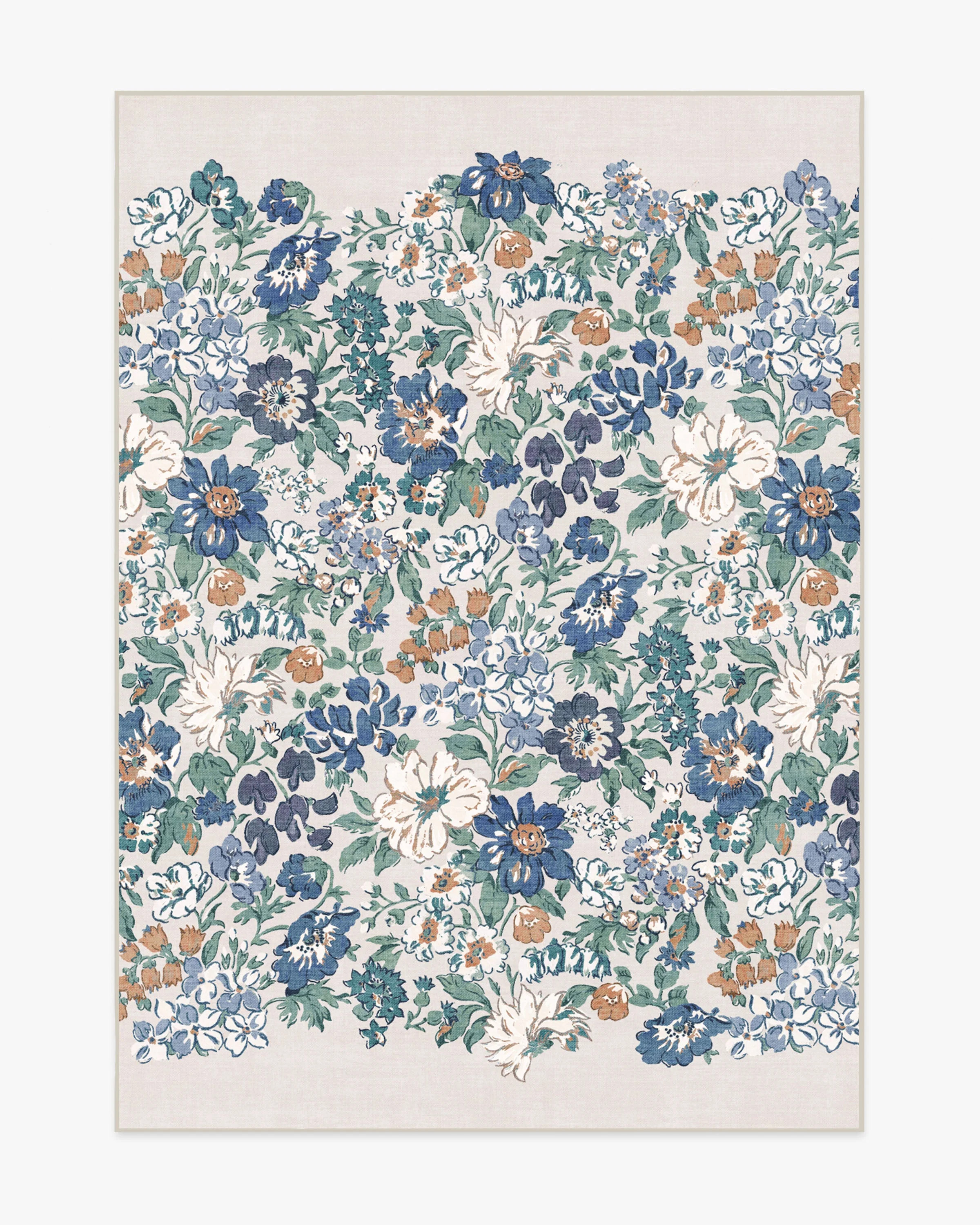 Honeydew Blue Rug | Ruggable