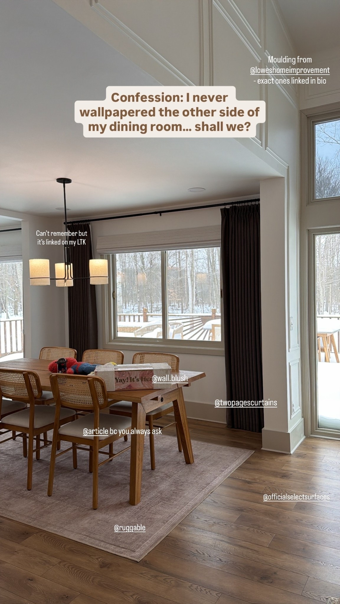 Confession: I never wallpapered the other side of my dining room… shall we?

Linked as much as i could for you! 

#LTKdayinmylife #LTKHome