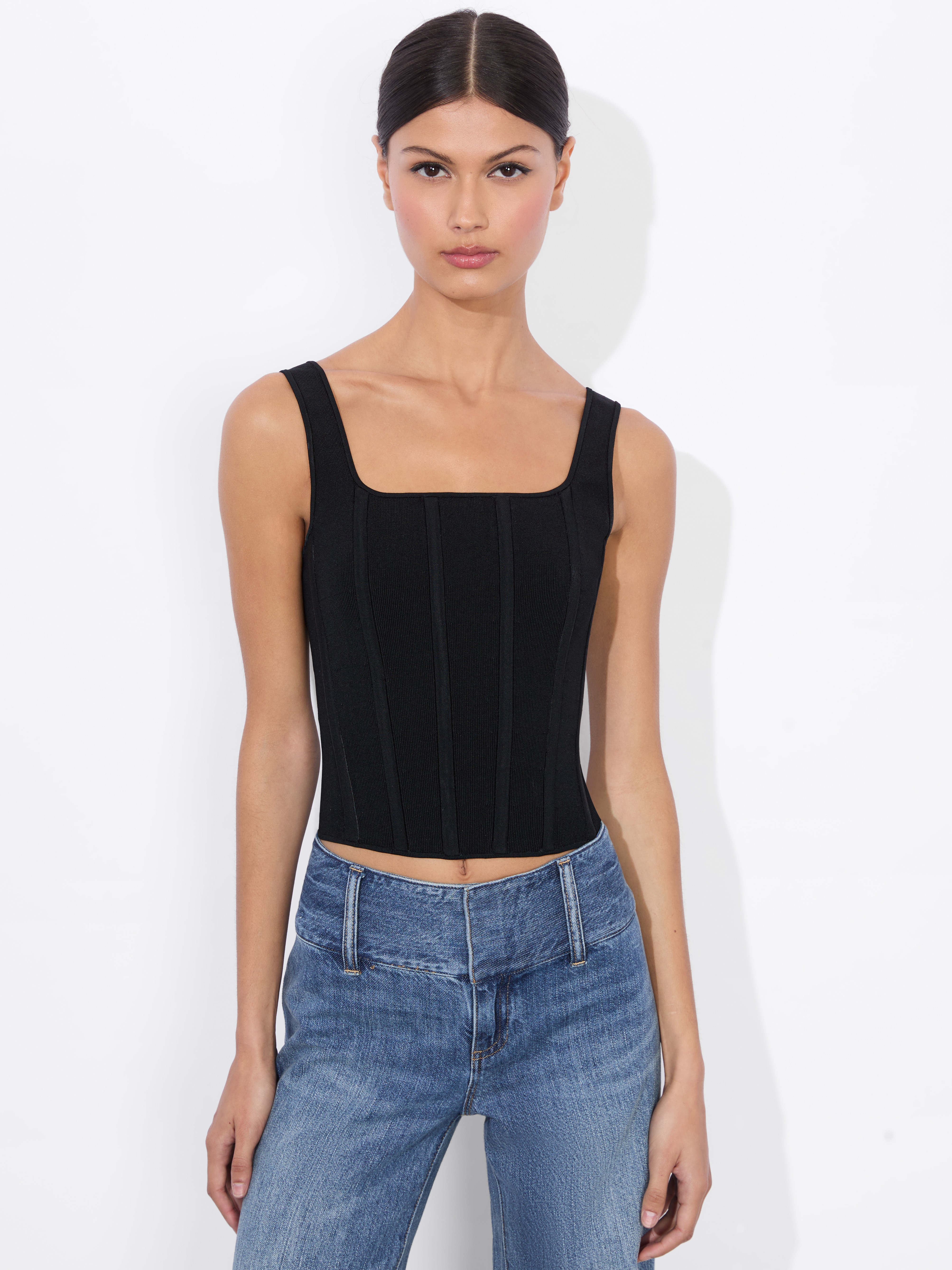 alice + olivia SARIAH CORSET TANK | Alice + Olivia