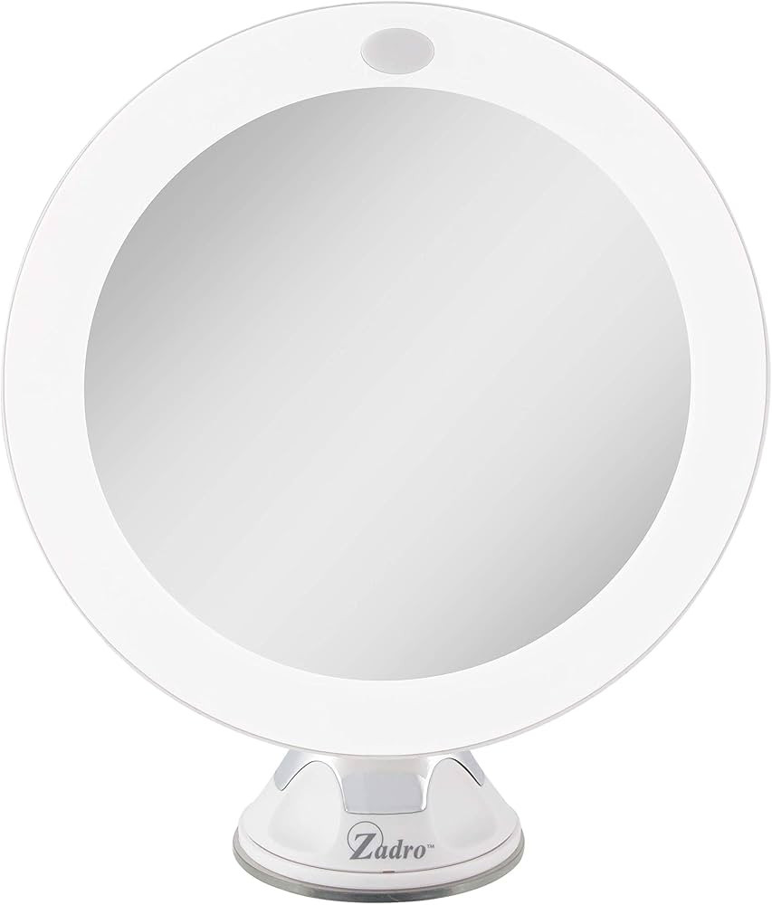 Zadro LED Lighted 10X Magnification Z'Swivel Power Suction Cup Vanity Wall Mount Beauty Makeup Mi... | Amazon (US)