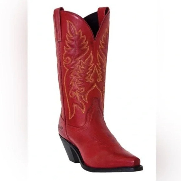 Laredo Women's Red Heeled Cowboy Boots | Poshmark