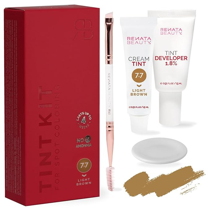 RB RENATA BEAUTY Tint Kit – Cream Hair Dye Kit with Developer and Application Brush for Spot Co... | Amazon (US)