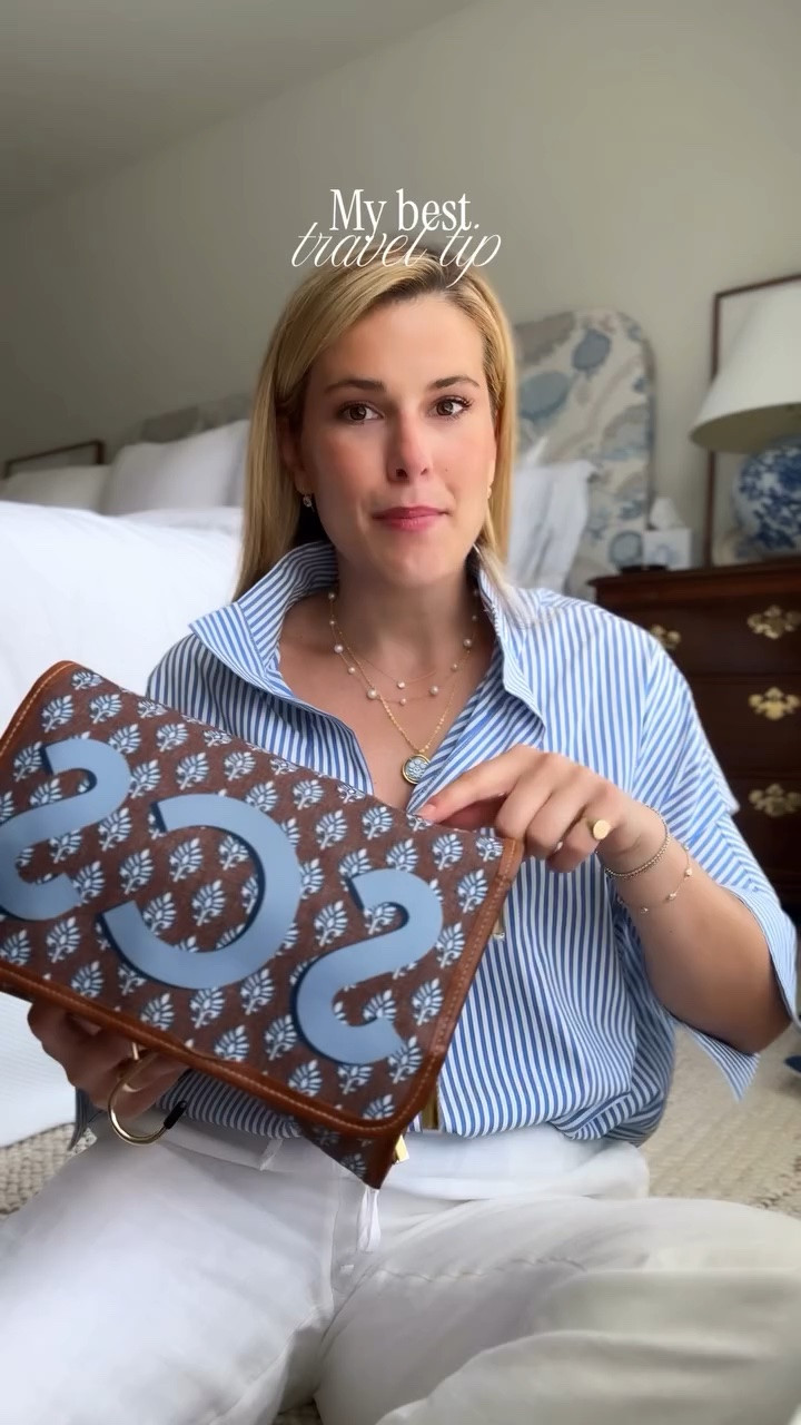 My best travel tip is to leave your toiletry bag stocked! When you get home from a trip, replenish it, so that way, when you go to pack for your next trip, it’s one less thing you have to think about and you can just toss it right into your suitcase! #classicstyle #grandmillenial #grandmillenialstyle #pittsburghinfluencer #packingtips