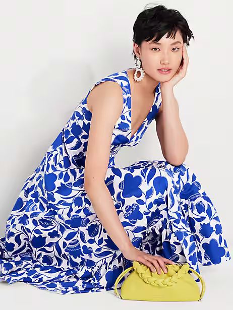 Zigzag Floral Maxi Dress | Kate Spade (US)