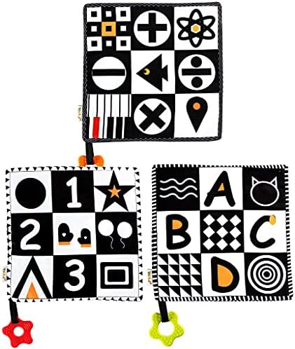 AIPINQI 3 Pieces Crinkle Baby Toy, Security Soothing Blanket Baby Comfort Blanket with Teether To... | Amazon (US)