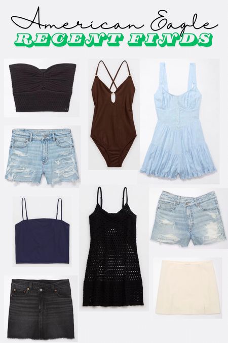 New American Eagle finds! All denim shorts are 25% off right now! Summer fashion finds are here! 

#LTKsalealert