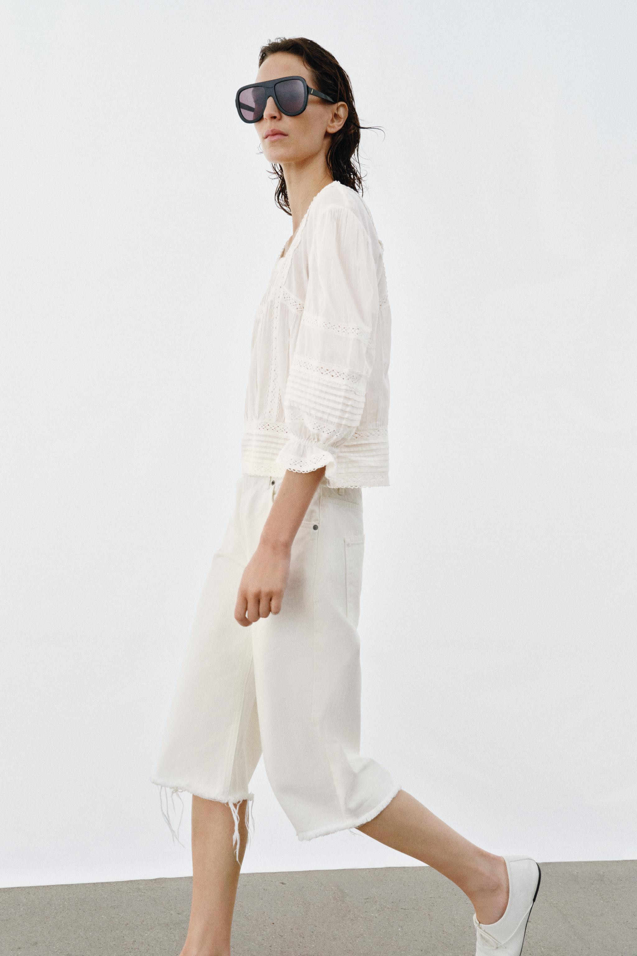ZW COLLECTION ROMANTIC BLOUSE | Zara US