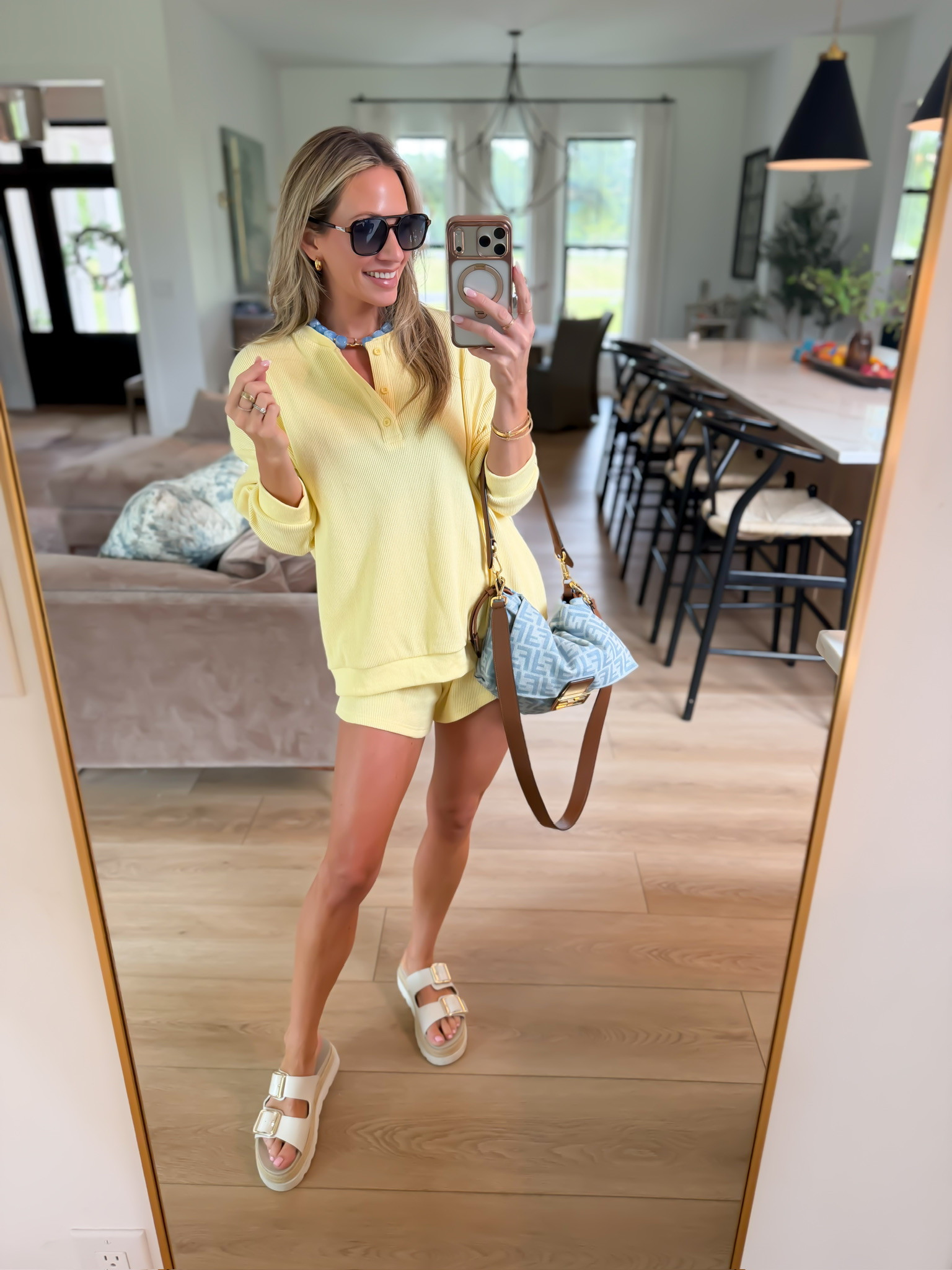 I got stopped multiple times in the grocery store because of this Amazon waffle knit set… and everyone thought it was Aerie! ☺️ I’ve already ordered it in another color and will be living in this set for errands and mom life! 👏 

 