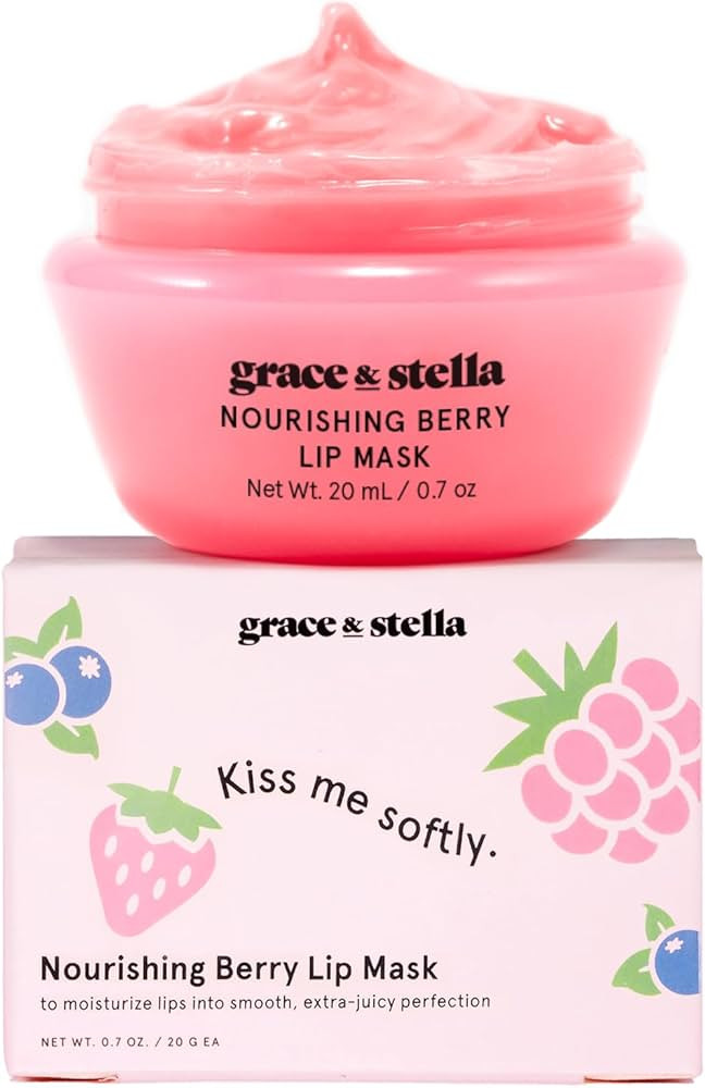 Lip Plumper Nourishing Berry Lip Mask - Tinted Lip Balm - Lip Moisturizer For Very Dry Lips - Lip... | Amazon (CA)