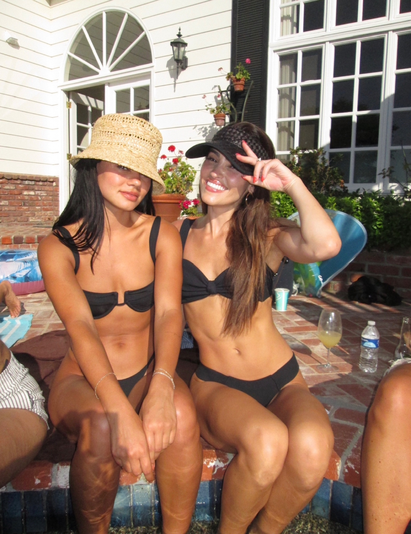 Monday swimwear black bikini top & bottoms + lack of coulours straw hat #mondayswimwear #lackofcolour #swimwear 

#LTKswim #LTKstyletip #LTKSeasonal