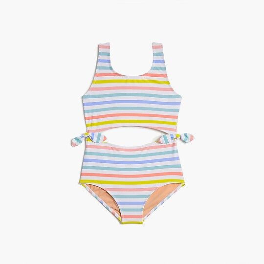 Girls' cutout one-piece swimsuit | J.Crew Factory