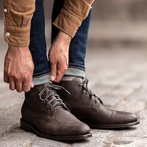Thursday Boot Company Men's Cadet Cap Toe Boot | Amazon (US)