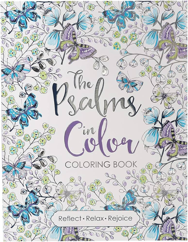 The Psalms in Color - Inspirational Coloring Book with Scripture for Women and Teens - Reflect, R... | Amazon (US)