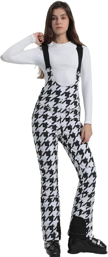 ALSOGO Women's Insulated Snow Pants Waterproof Windproof Ski Bib Overalls Winter Snowboarding Pan... | Amazon (US)