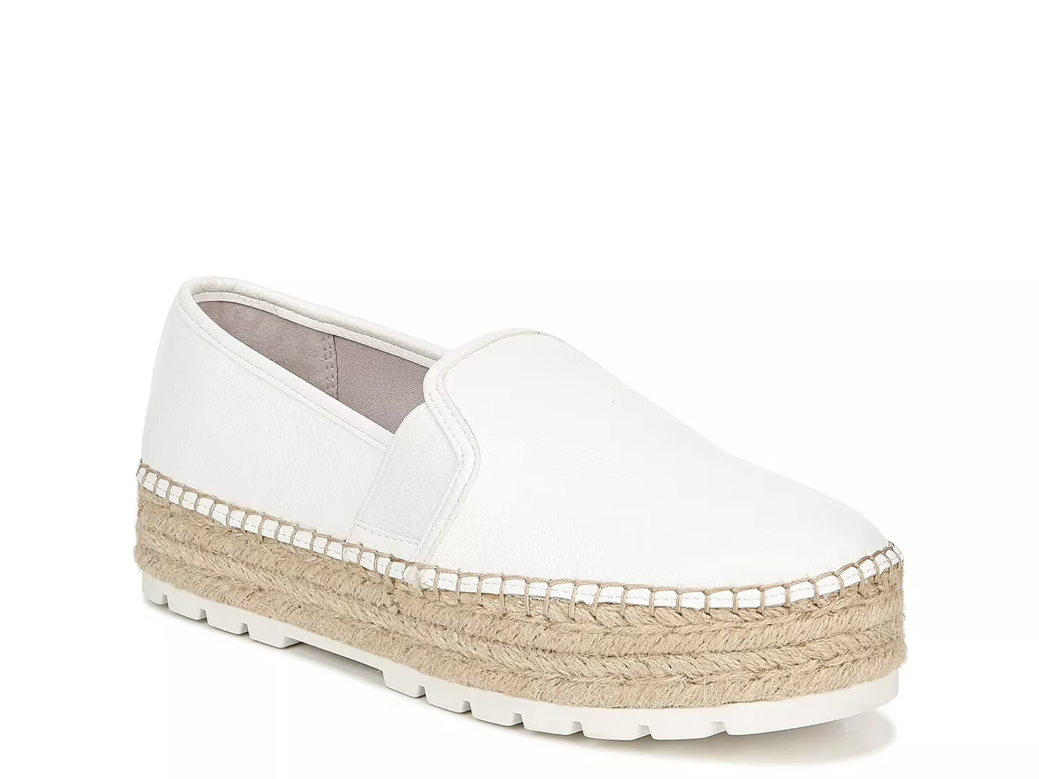 Circus by Sam Edelman Cora Espadrille Platform Slip-On - Women's - White - Size 12 - Espadrille Plat | DSW