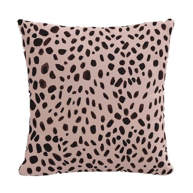 18"x18" Polyester Washed Cheetah Square Throw Pillow - Skyline Furniture | Target