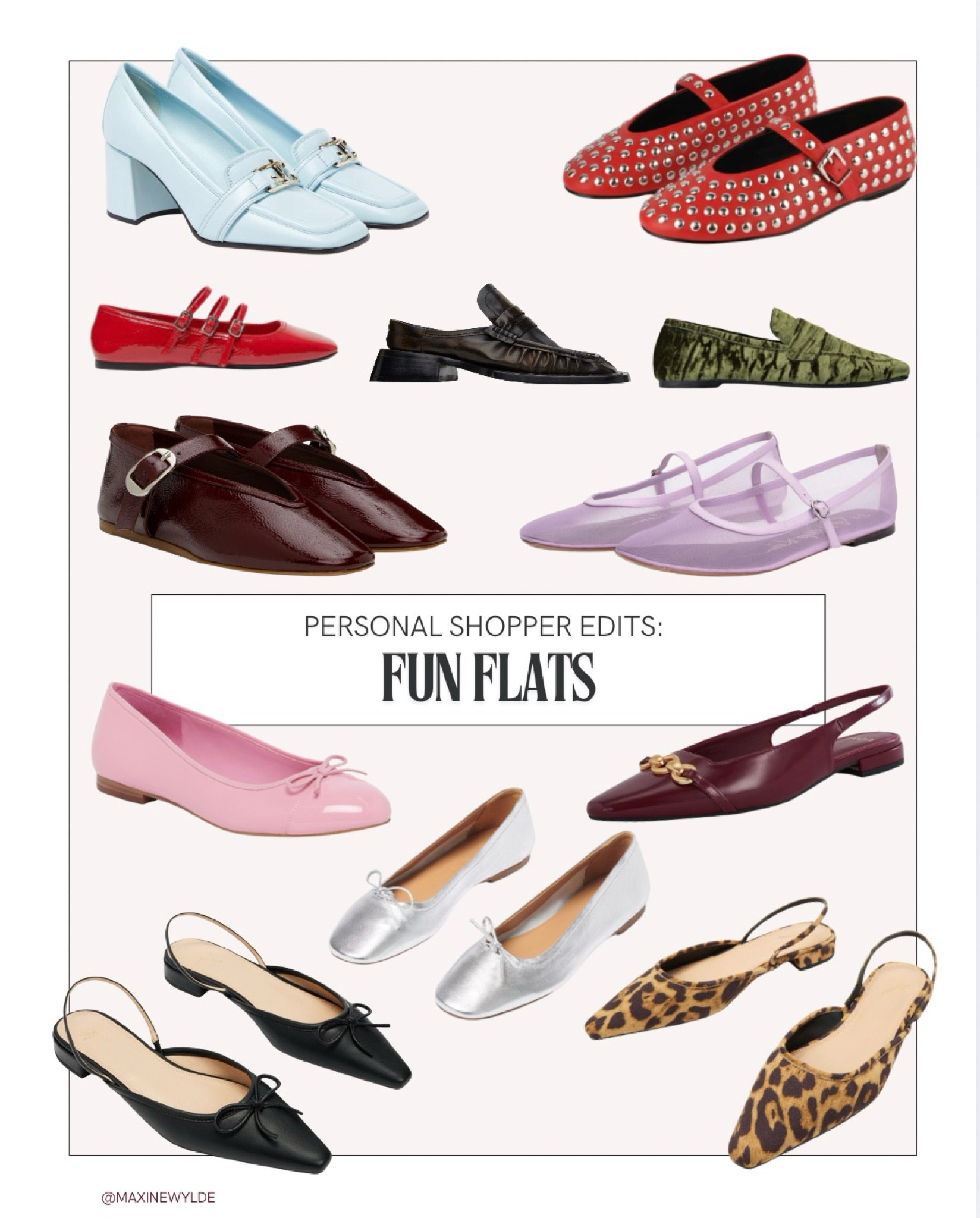 Personal Shopper Edit:
Fun flats for the girls who are looking to dress up & stay comfy! I love the pink & burgundy patent options!! Adding to cart! 

#LTKworkwear #LTKstyletip #LTKaustralia