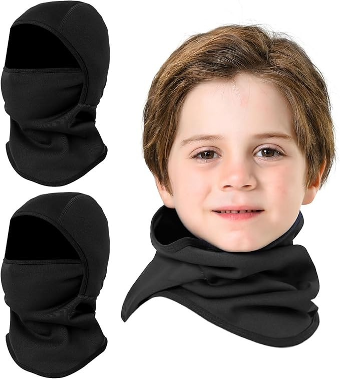 Aegend Balaclava Face Mask for Kids Age 5-12, Windproof Ski Face Neck Warmer for Cold Weather Win... | Amazon (US)