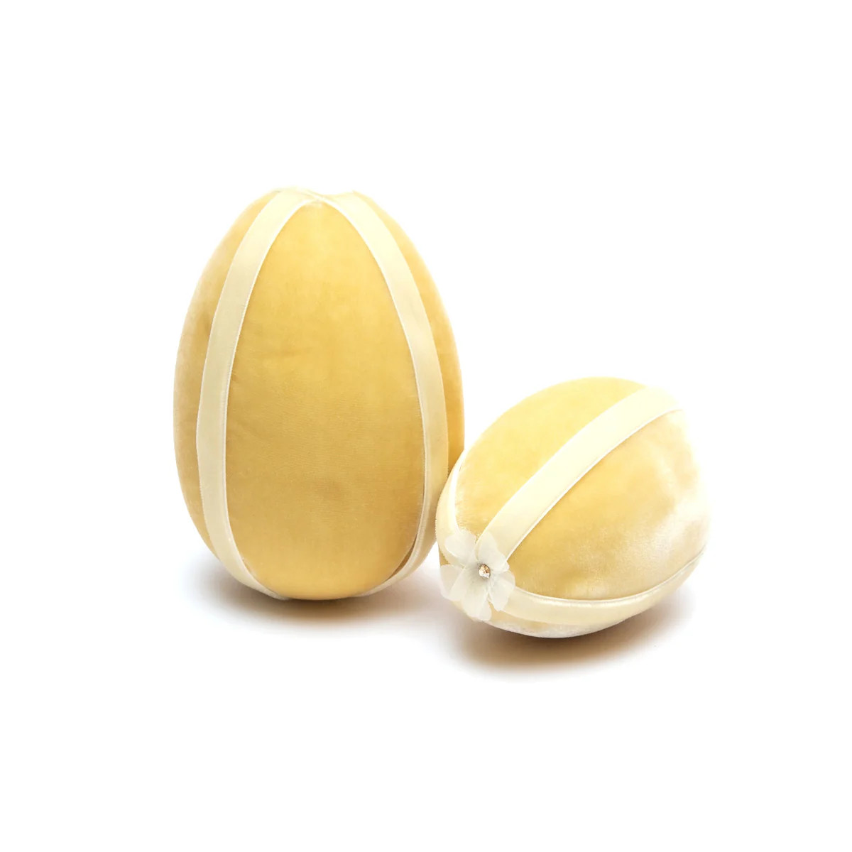 Husk Ribbon Trimmed Egg | Over The Moon