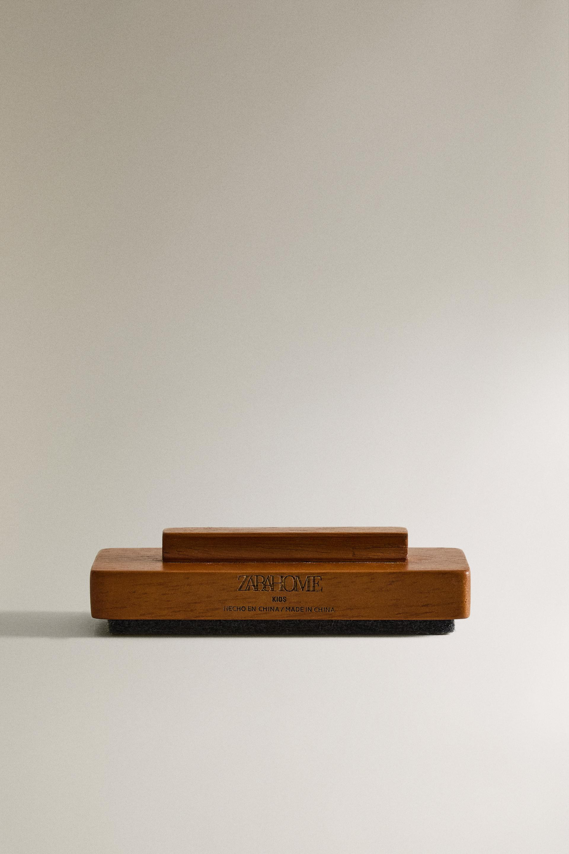 WOODEN CHALK SLATE ERASER - Multicolored - ONE SIZE ONLY | Zara US
