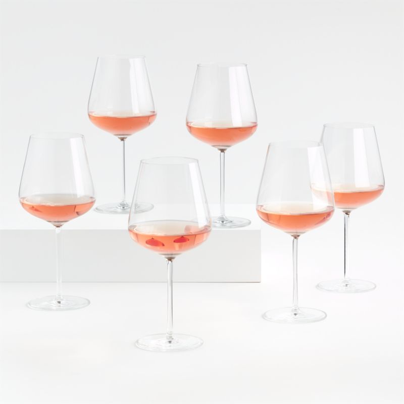 Vervino All-Purpose Wine Glasses, Set of 6 + Reviews | Crate & Barrel | Crate & Barrel