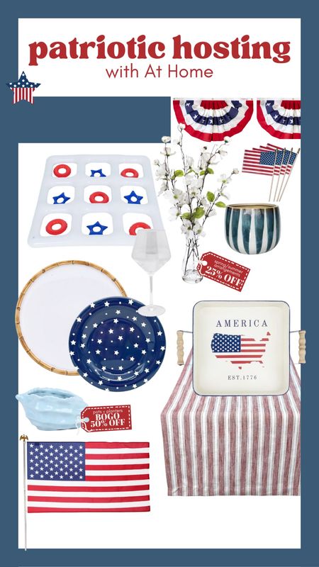 Memorial Day, Fourth of July, 4th of July, summer hosting, red white and blue decor, 4th of July decor, Fourth of July party 

#LTKSeasonal #LTKHome #LTKMidsize