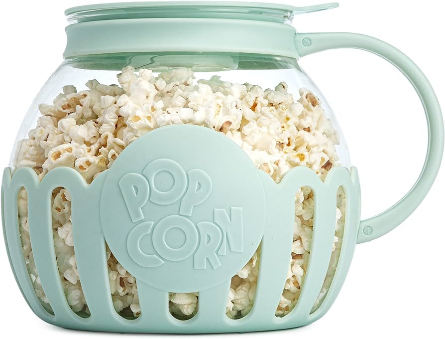 Ecolution Patented Micro-Pop Microwave Popcorn Popper with Temperature Safe Glass, 3-in-1 Lid Mea... | Amazon (US)