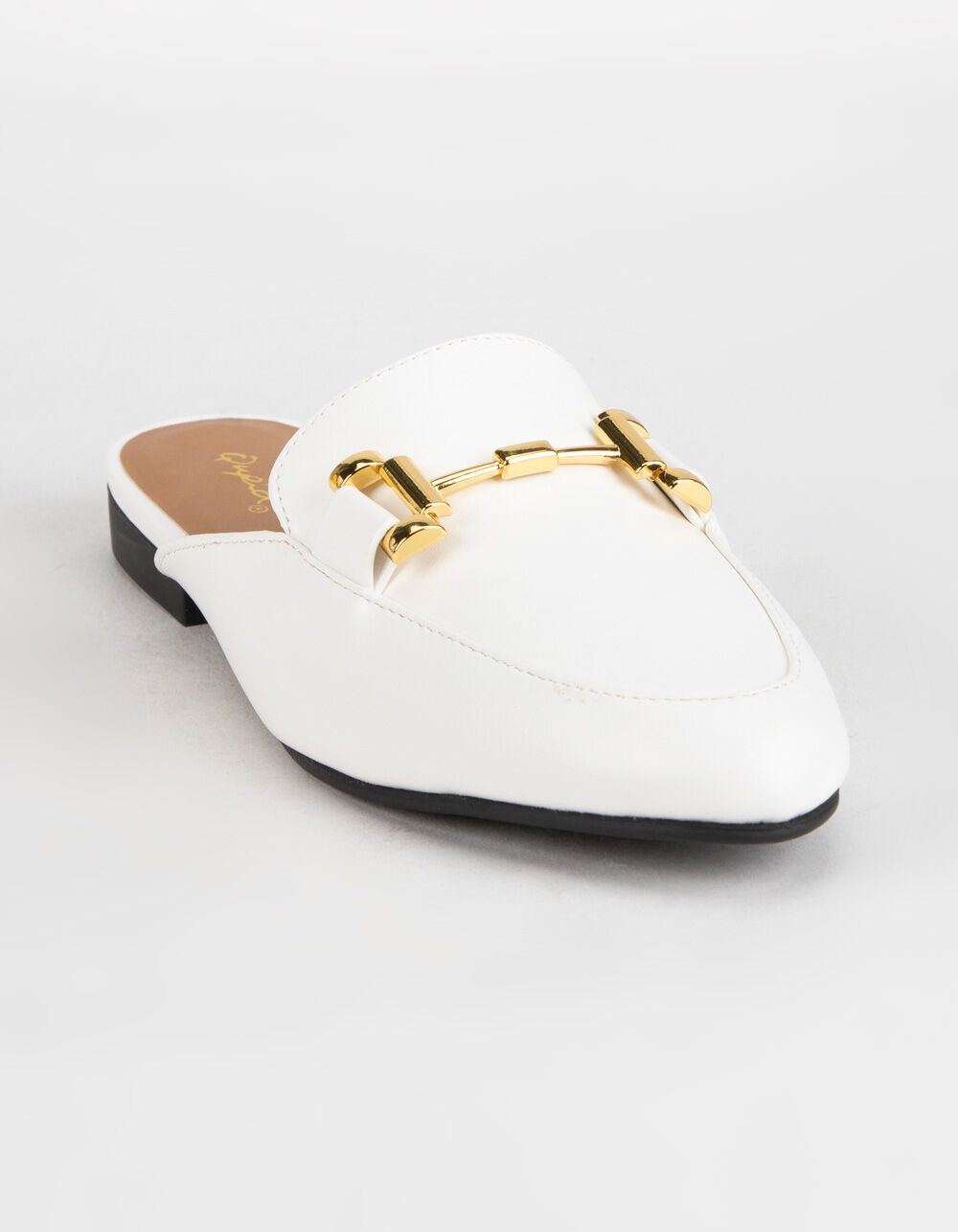 QUPID Chain Link White Mules | Tillys