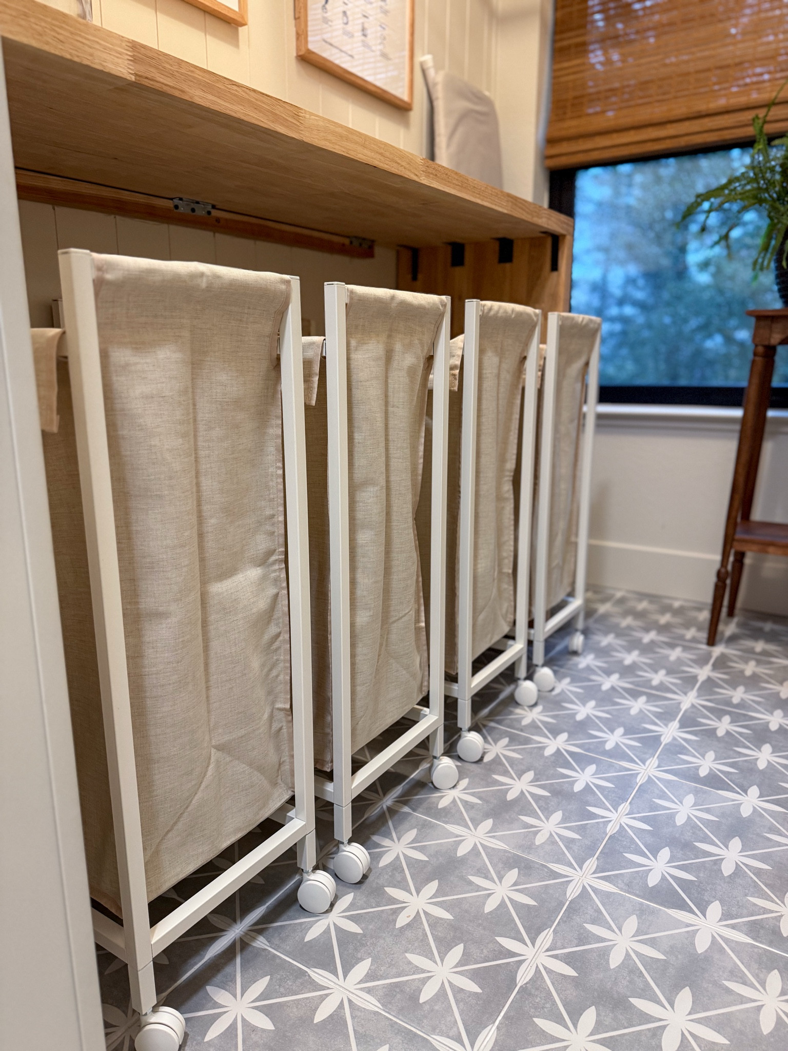 A small upgrade that makes laundry feel way more manageable. These rolling hampers keep clothes organized without adding visual clutter. 

 #LTKHome