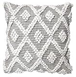 Lush Decor Adelyn Decorative Single Pillow Cover, 20" x 20", Gray | Amazon (US)
