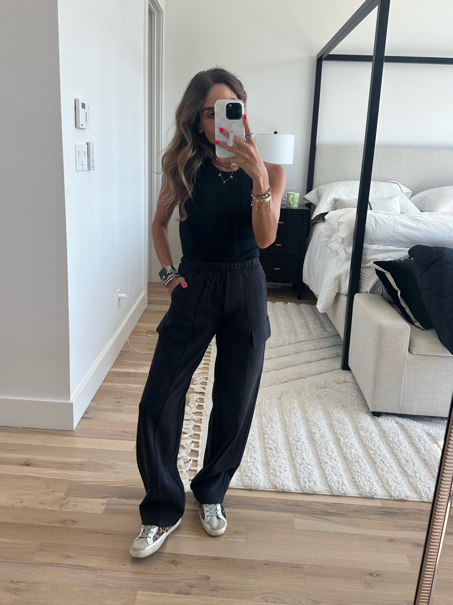 Lululemon cargo pants size 0 black tank size Xs fall outfit 

#LTKBacktoSchool #LTKFindsUnder50 #LTKFindsUnder100