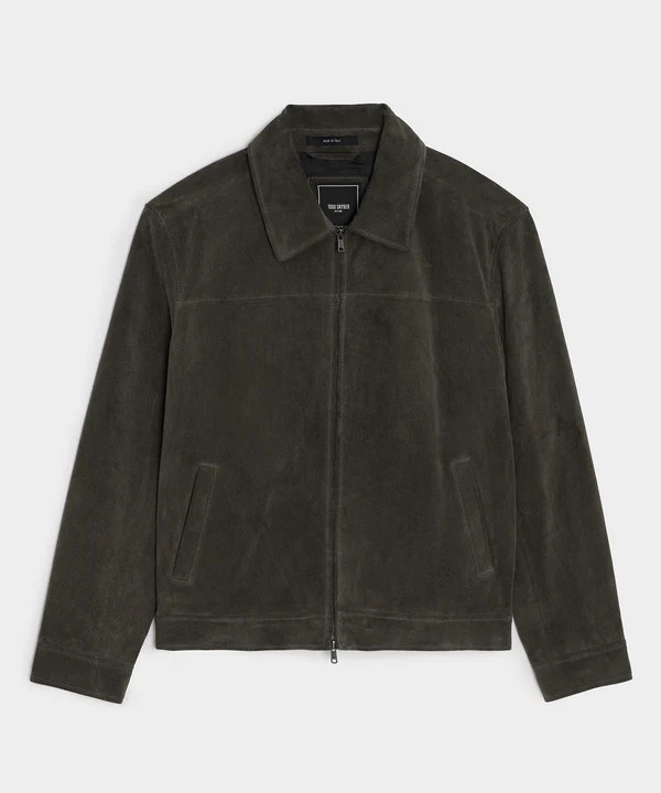 Italian Suede Driving Jacket | Todd Snyder