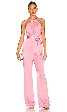 Lovers and Friends Carlita Jumpsuit in Rosebloom Pink from Revolve.com | Revolve Clothing (Global)