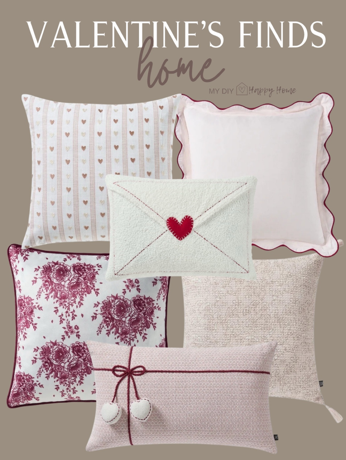 Valentine’s pillows from the My Texas House Collection at Walmart 


Valentines Day
Pinks and reds
Pillows
Home decor 

#LTKStyleTip #LTKFindsUnder50 #LTKSeasonal