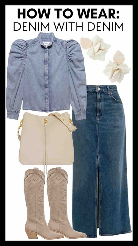 Spring outfit 101

For more style inspo for styling denim with denim, check out the full blog post => https://effortlesstyle.com/how-to-wear-denim-with-denim/

#LTKshoecrush #LTKstyletip #LTKitbag