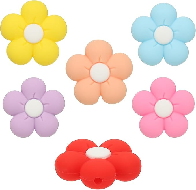 PATIKIL Knitting Needle Point Protectors, 6Pcs Needle Tip Stoppers Flower Covers Caps Stitch Stop... | Amazon (US)