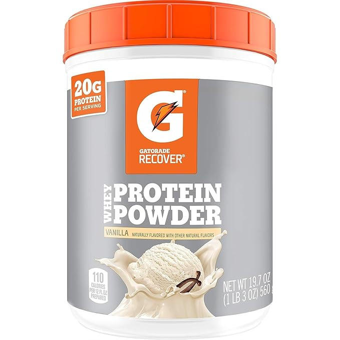 Gatorade Whey Protein Powder, 20 Servings Per Canister, 20 g of Protein Per Serving, Vanilla, 19.... | Amazon (US)