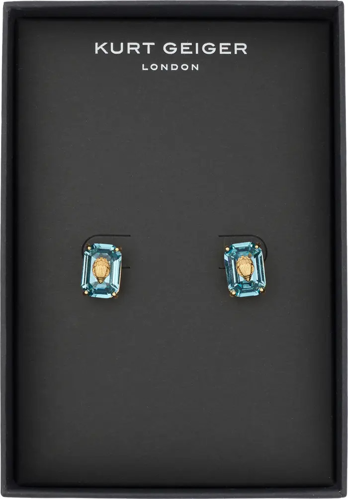Kurt Geiger London Crystal Emerald Stud Earrings | Nordstromrack | Nordstrom Rack
